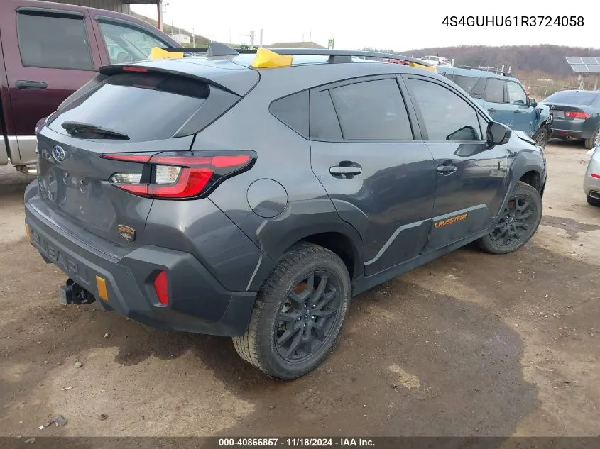 2024 Subaru Crosstrek Wilderness VIN: 4S4GUHU61R3724058 Lot: 40866857