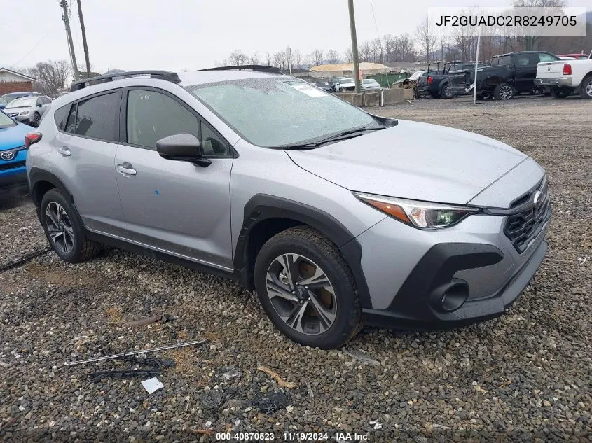 2024 Subaru Crosstrek Premium VIN: JF2GUADC2R8249705 Lot: 40870523