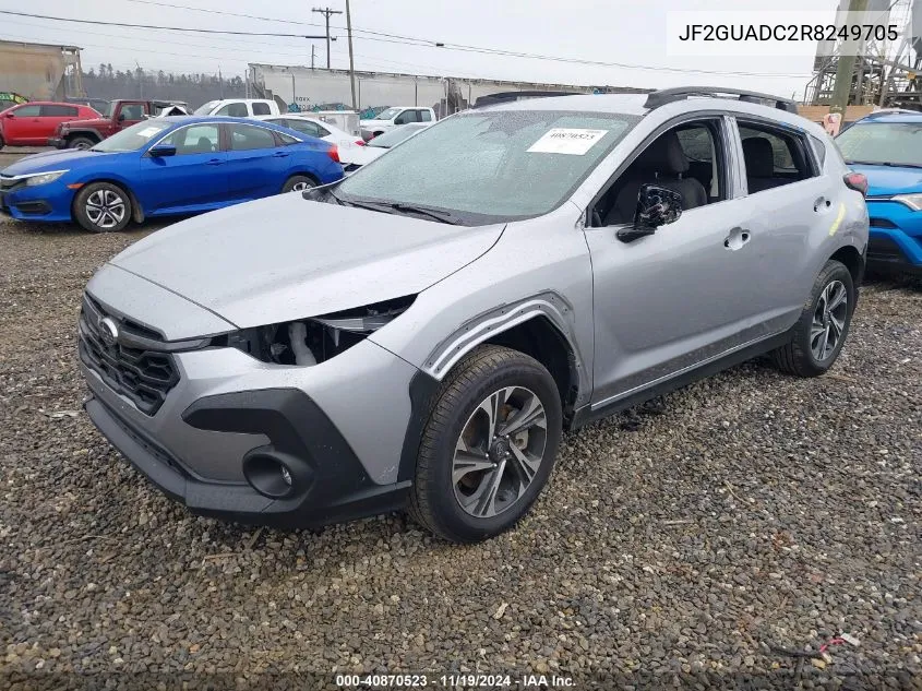 2024 Subaru Crosstrek Premium VIN: JF2GUADC2R8249705 Lot: 40870523