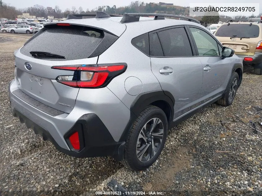 2024 Subaru Crosstrek Premium VIN: JF2GUADC2R8249705 Lot: 40870523