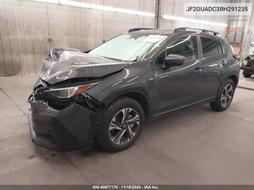 2024 Subaru Crosstrek Premium VIN: JF2GUADC3RH291235 Lot: 40877178