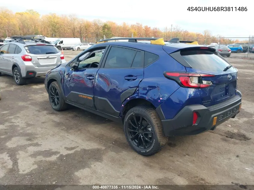 2024 Subaru Crosstrek Wilderness VIN: 4S4GUHU68R3811486 Lot: 40877335