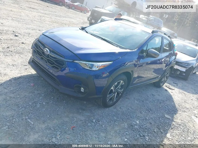 2024 Subaru Crosstrek Premium VIN: JF2GUADC7R8335074 Lot: 40894512