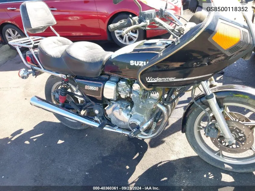 GS8500118352 1980 Suzuki Gs850G