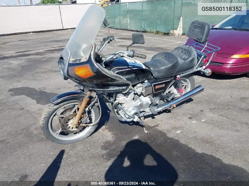 1980 Suzuki Gs850G VIN: GS8500118352 Lot: 40360361