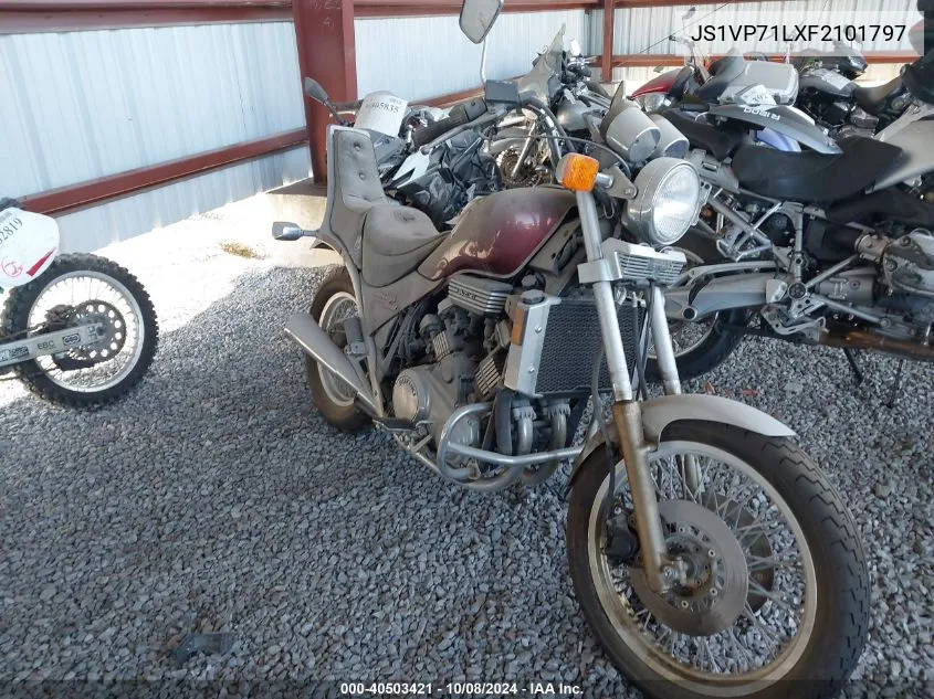 1985 Suzuki Gv700 VIN: JS1VP71LXF2101797 Lot: 40503421