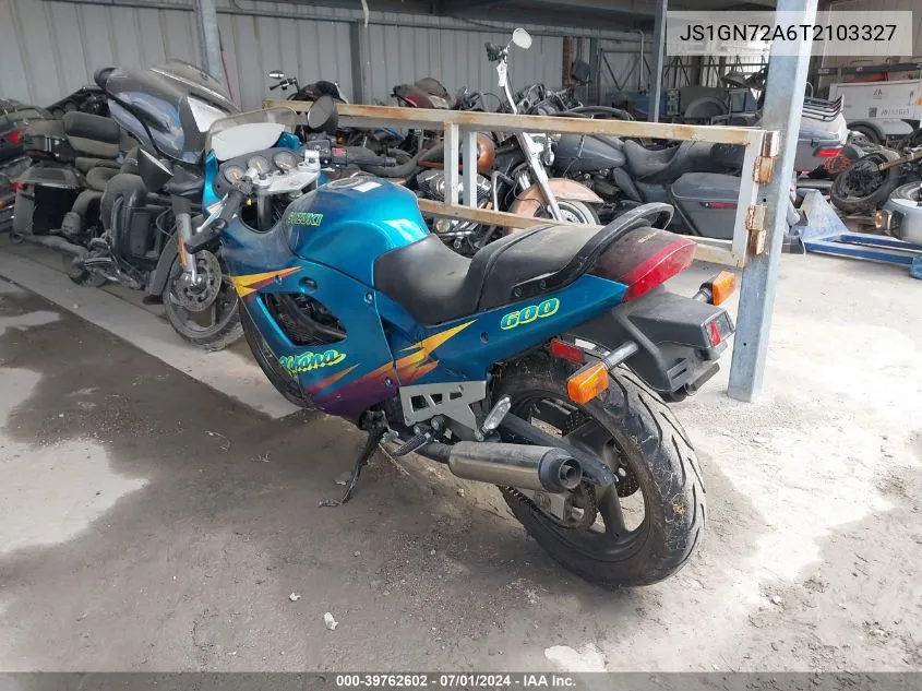 1996 Suzuki Gsx600 F VIN: JS1GN72A6T2103327 Lot: 39762602