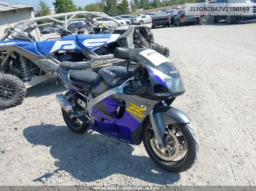 1997 Suzuki Gsx-R600 VIN: JS1GN78A7V2100169 Lot: 40259824