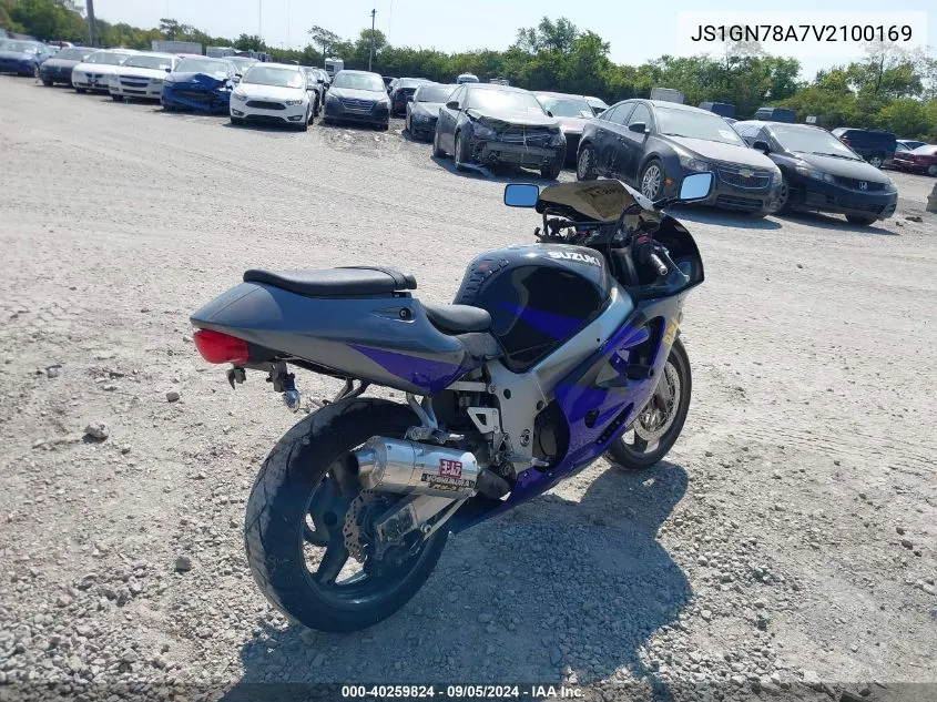 1997 Suzuki Gsx-R600 VIN: JS1GN78A7V2100169 Lot: 40259824