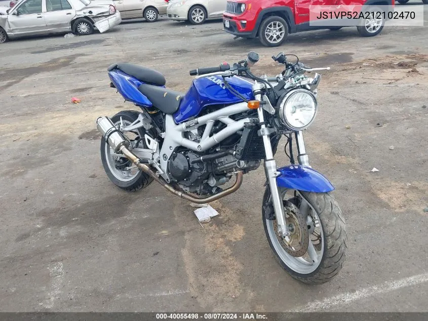 JS1VP52A212102470 2001 Suzuki Sv650 S