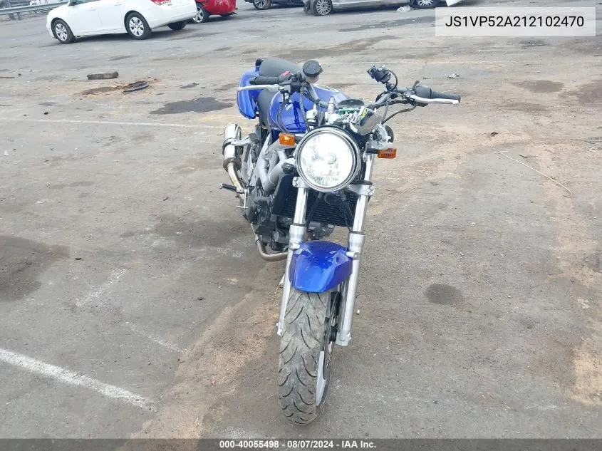 JS1VP52A212102470 2001 Suzuki Sv650 S