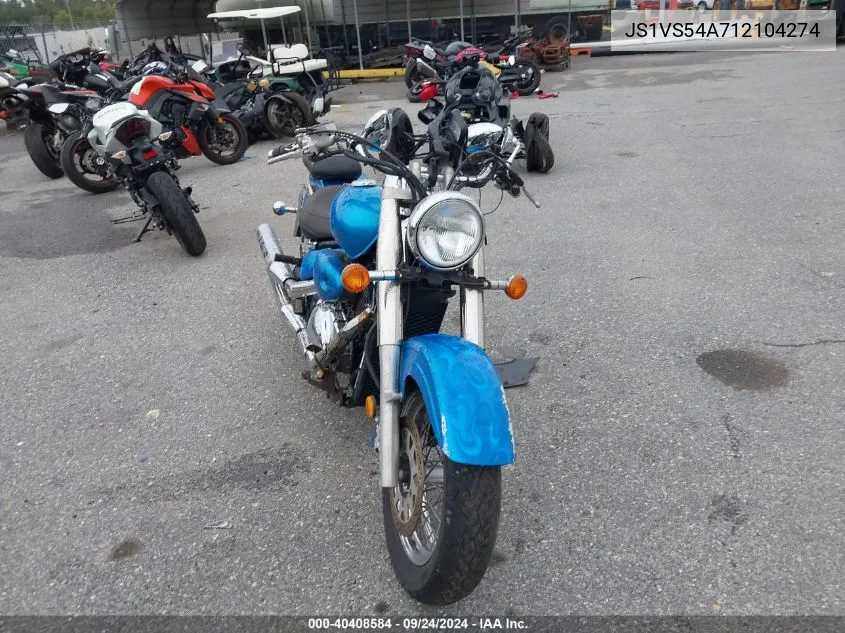 2001 Suzuki Vl800 VIN: JS1VS54A712104274 Lot: 40408584