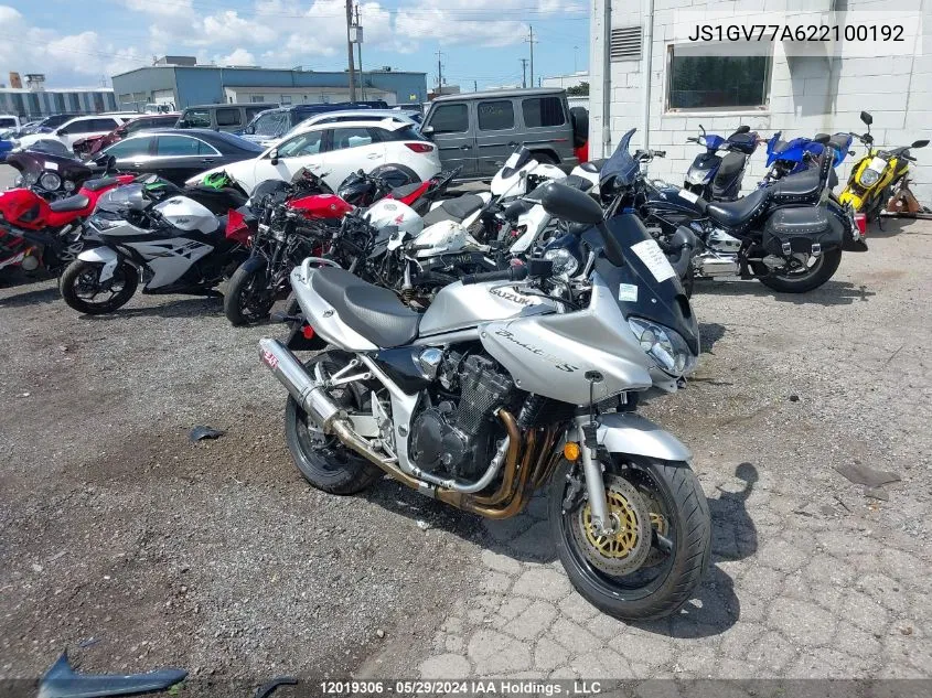 2002 Suzuki Gsf1200 S VIN: JS1GV77A622100192 Lot: 12019306