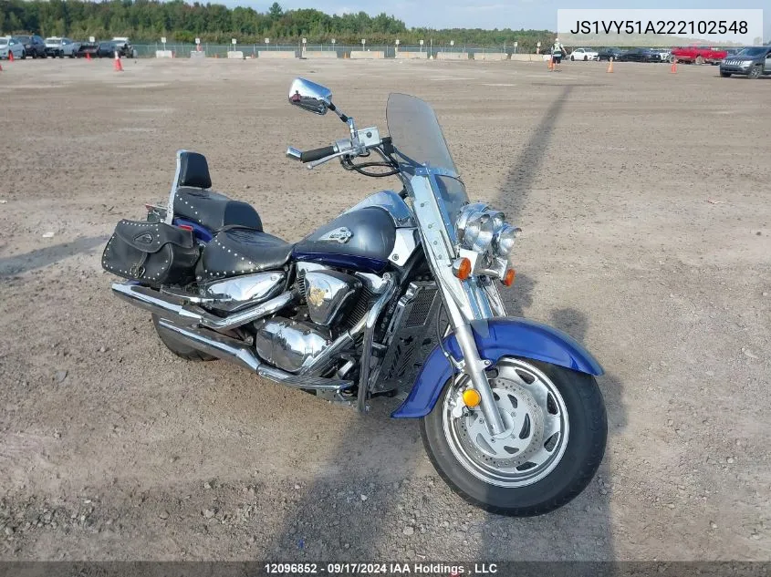 2002 Suzuki Vl1500 VIN: JS1VY51A222102548 Lot: 12096852