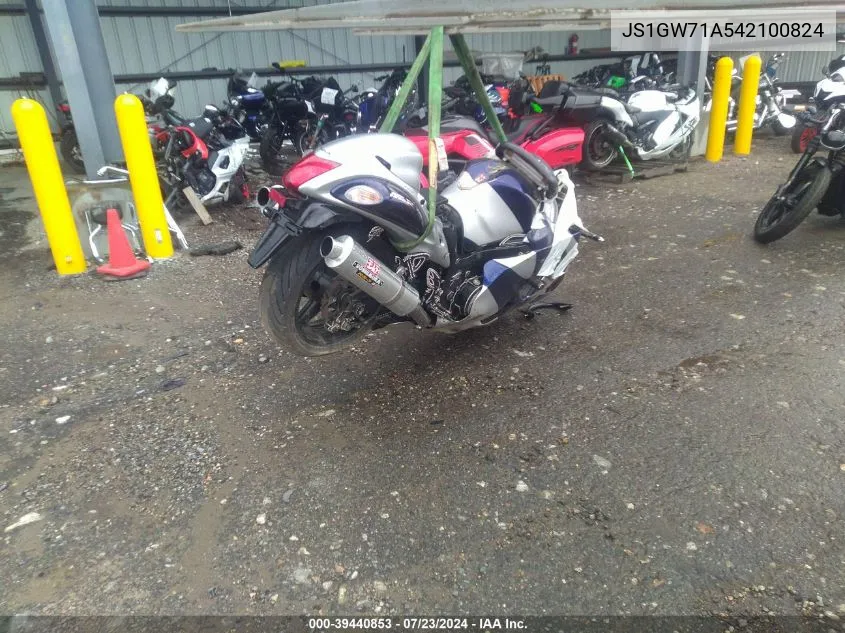 2004 Suzuki Gsx1300 R VIN: JS1GW71A542100824 Lot: 39440853