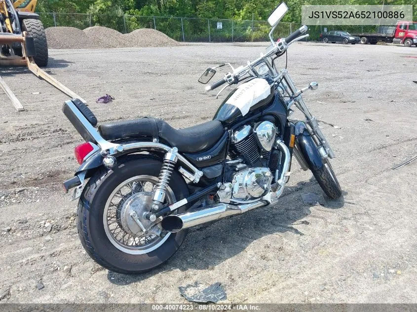 2005 Suzuki Vs800 Glp VIN: JS1VS52A652100886 Lot: 40074223