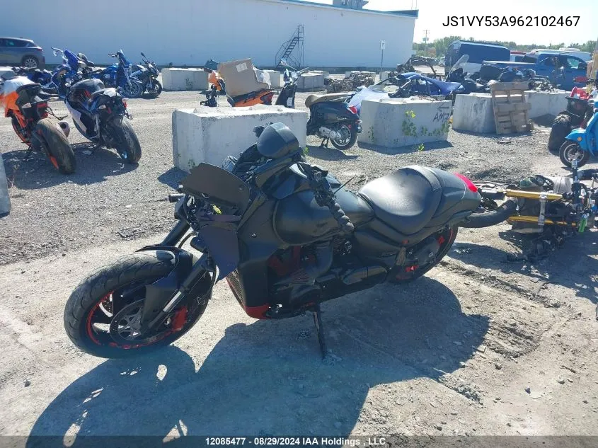 2006 Suzuki M109R / Vzr1800 K6 VIN: JS1VY53A962102467 Lot: 12085477