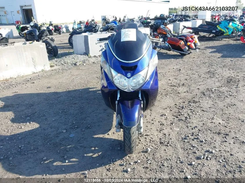 JS1CK43A662103207 2006 Suzuki An400