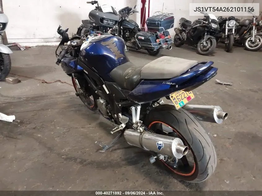 2006 Suzuki Sv1000 Sk3 VIN: JS1VT54A262101156 Lot: 40271892