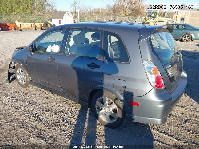 2006 Suzuki Aerio Sx Premium VIN: JS2RD62H765351460 Lot: 40772245