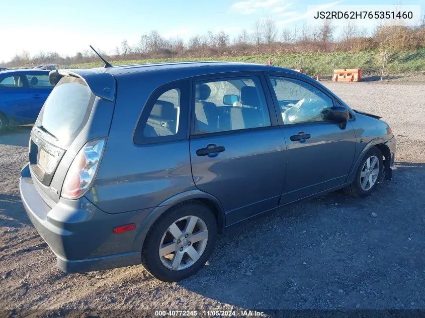 2006 Suzuki Aerio Sx Premium VIN: JS2RD62H765351460 Lot: 40772245