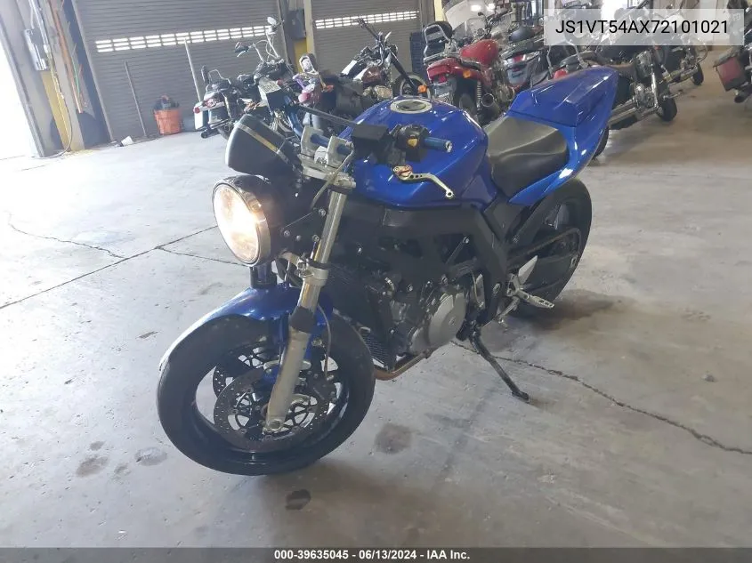 2007 Suzuki Sv1000 S VIN: JS1VT54AX72101021 Lot: 39635045