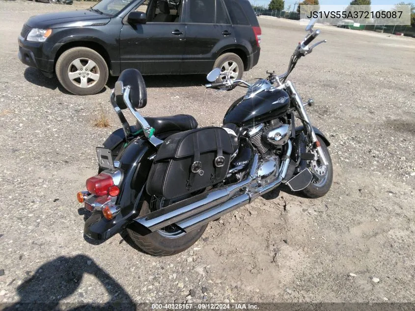 2007 Suzuki Vl800 VIN: JS1VS55A372105087 Lot: 40325157