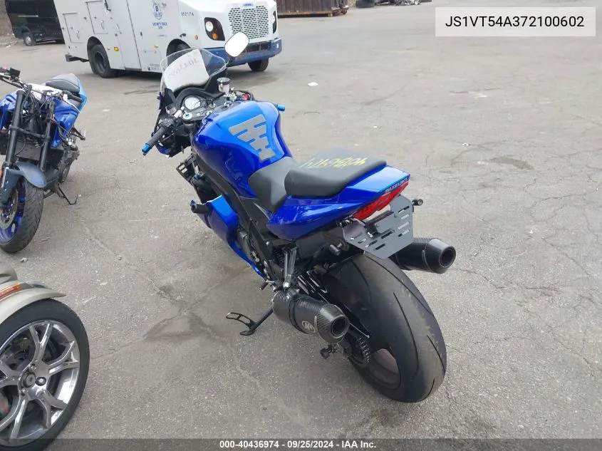 JS1VT54A372100602 2007 Suzuki Sv1000 S