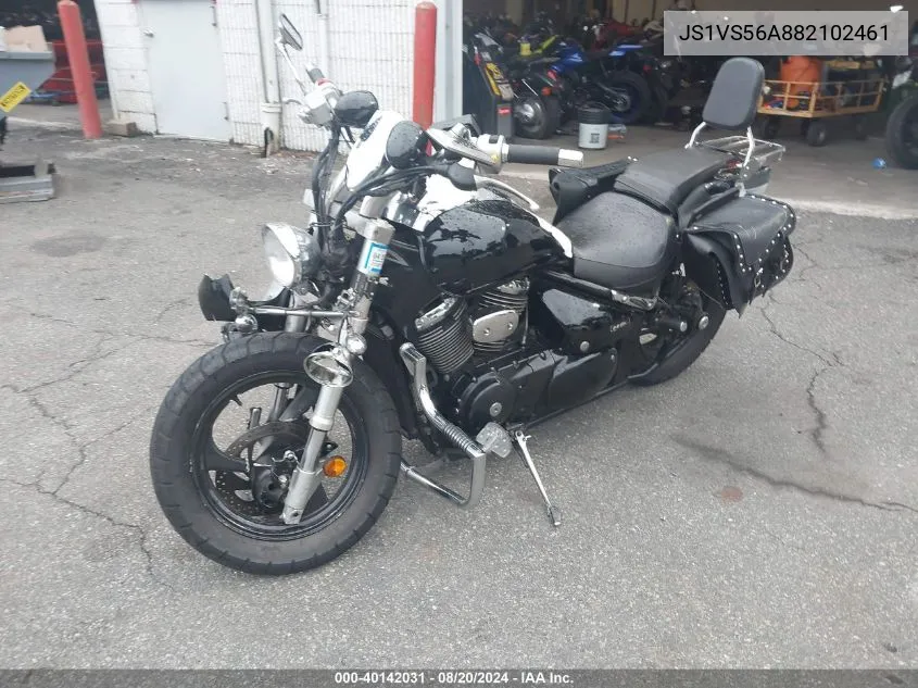 2008 Suzuki Vz800 VIN: JS1VS56A882102461 Lot: 40142031