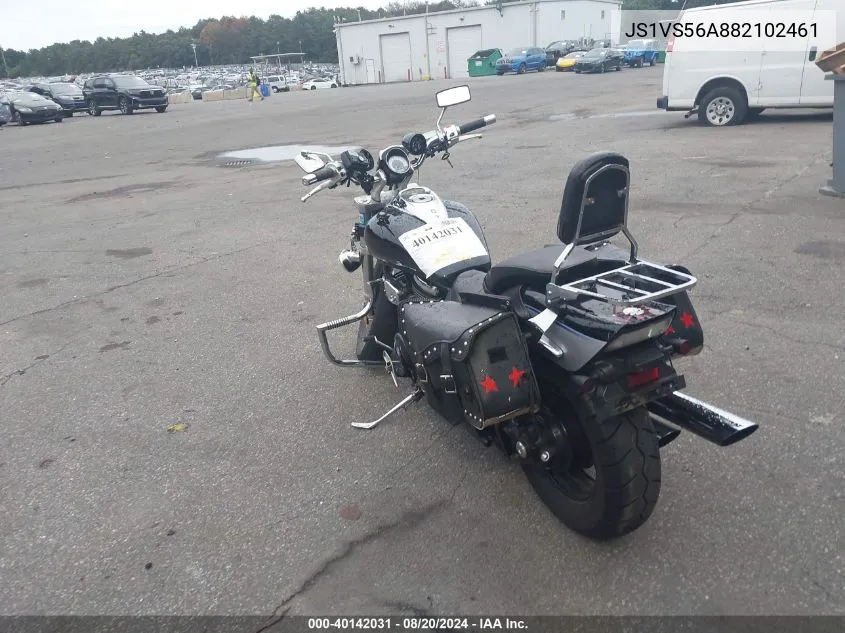 2008 Suzuki Vz800 VIN: JS1VS56A882102461 Lot: 40142031