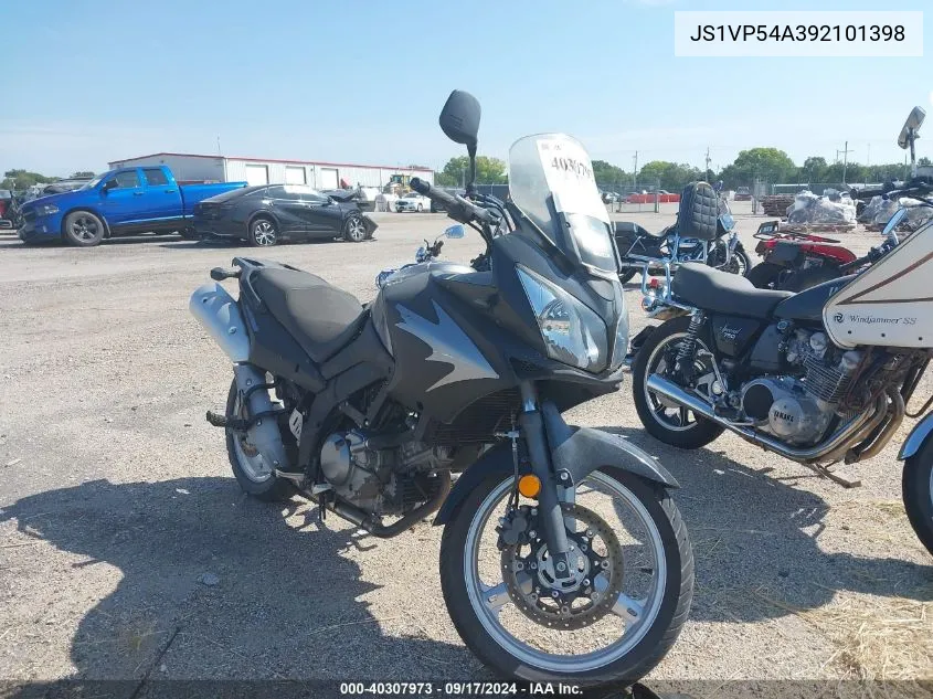 2009 Suzuki Dl650 VIN: JS1VP54A392101398 Lot: 40307973