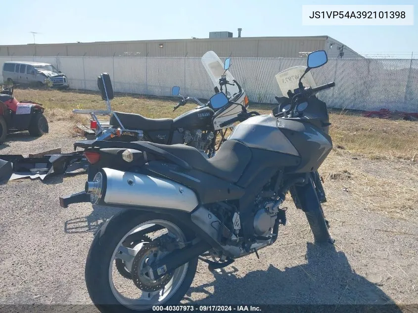 2009 Suzuki Dl650 VIN: JS1VP54A392101398 Lot: 40307973