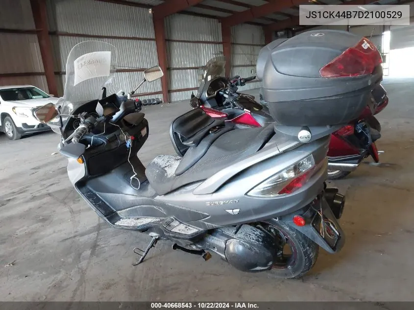 2013 Suzuki An400 A VIN: JS1CK44B7D2100529 Lot: 40668543