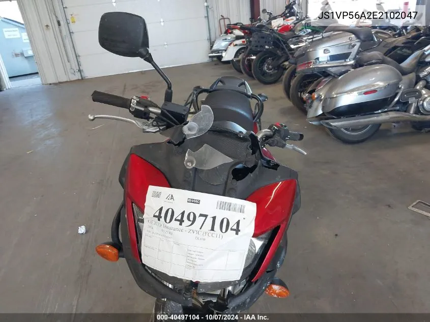 2014 Suzuki Dl650 A VIN: JS1VP56A2E2102047 Lot: 40497104