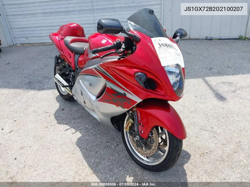 JS1GX72B2G2100207 2016 Suzuki Gsx1300 Ra