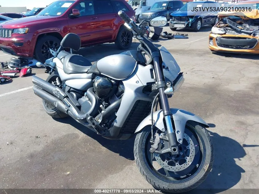 2016 Suzuki Vzr1800 VIN: JS1VY53A9G2100316 Lot: 40217778