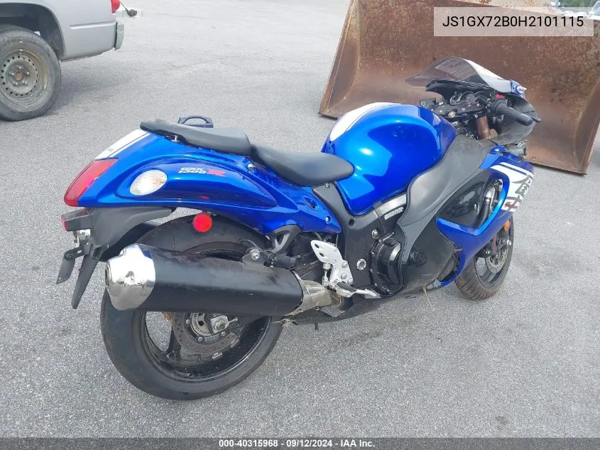 JS1GX72B0H2101115 2017 Suzuki Gsx1300 Ra