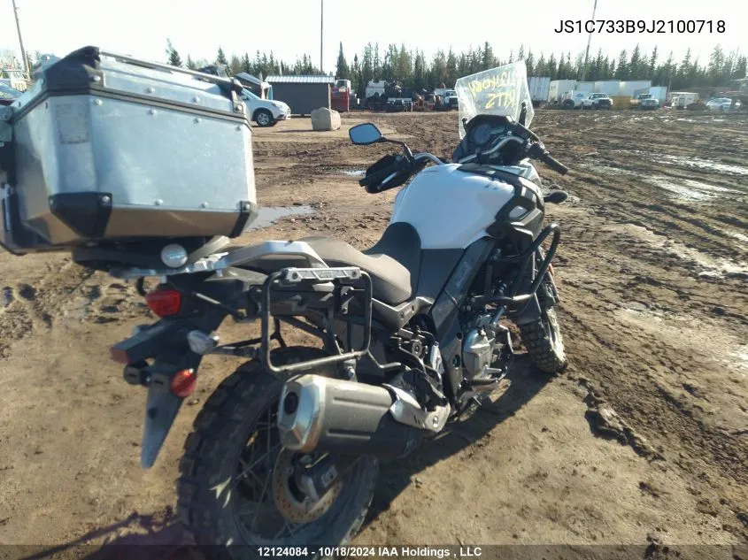 2018 Suzuki Dl650 A/X VIN: JS1C733B9J2100718 Lot: 12124084