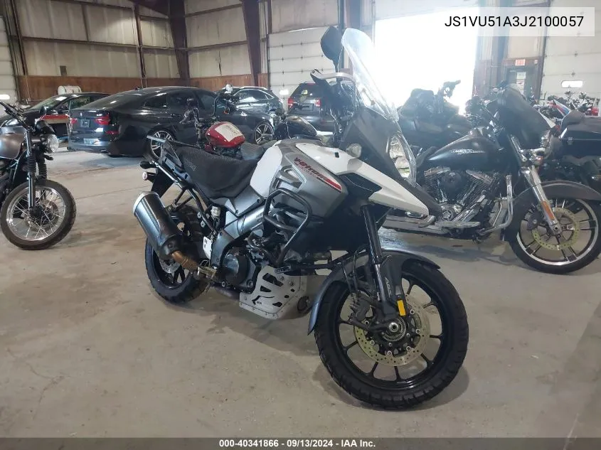 2018 Suzuki Dl1000 A/X VIN: JS1VU51A3J2100057 Lot: 40341866