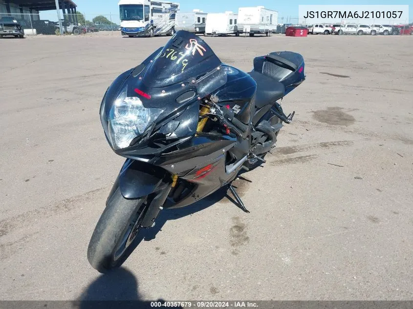 2018 Suzuki Gsx-R750 VIN: JS1GR7MA6J2101057 Lot: 40357679