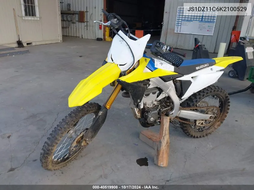 2019 Suzuki Rm-Z450 VIN: JS1DZ11C6K2100529 Lot: 40519908