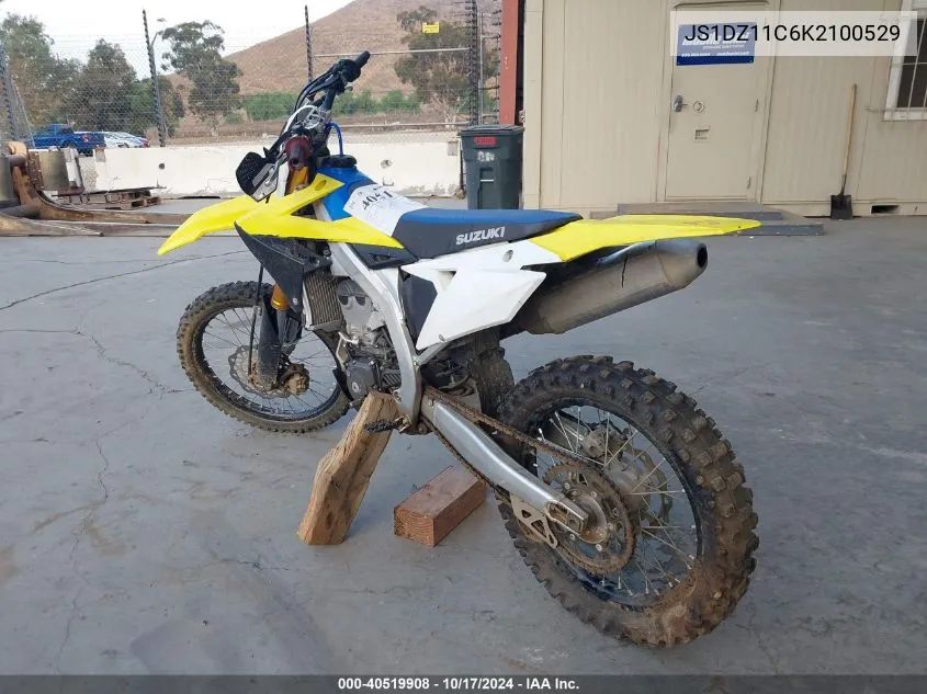 2019 Suzuki Rm-Z450 VIN: JS1DZ11C6K2100529 Lot: 40519908