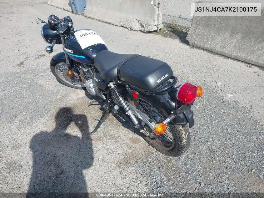 JS1NJ4CA7K2100175 2019 Suzuki Tu250 X