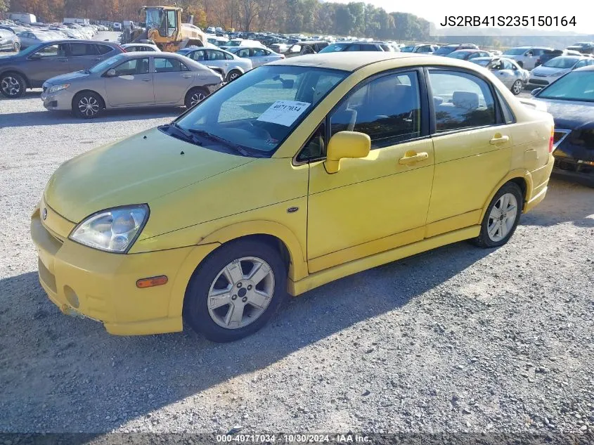 2003 Suzuki Aerio Gs VIN: JS2RB41S235150164 Lot: 40717034