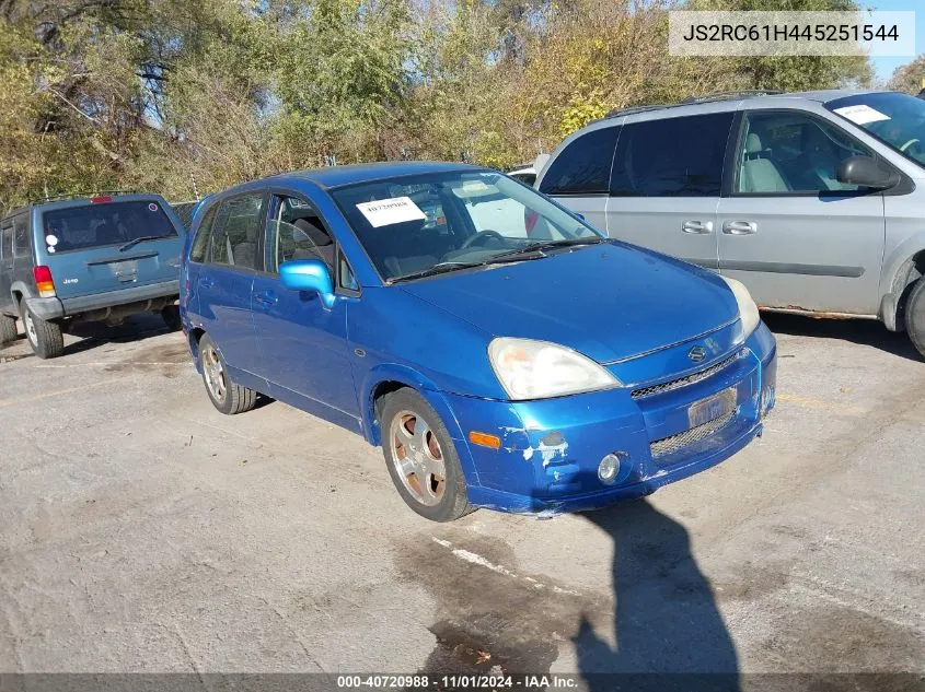 2004 Suzuki Aerio Sx VIN: JS2RC61H445251544 Lot: 40720988