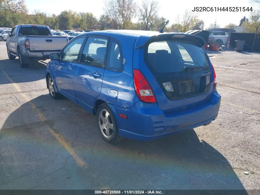 2004 Suzuki Aerio Sx VIN: JS2RC61H445251544 Lot: 40720988