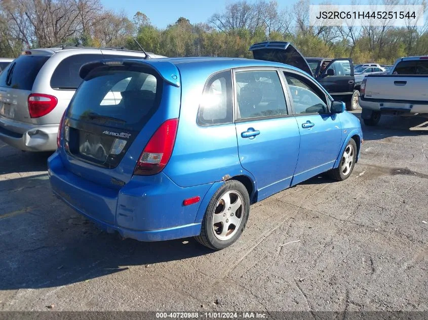 2004 Suzuki Aerio Sx VIN: JS2RC61H445251544 Lot: 40720988