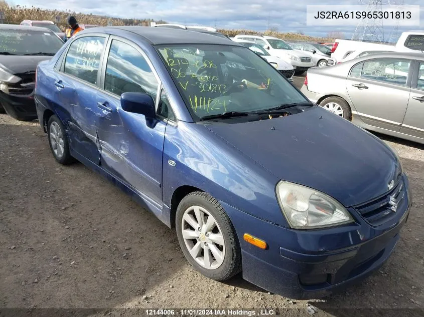 2006 Suzuki Aerio VIN: JS2RA61S965301813 Lot: 12144006