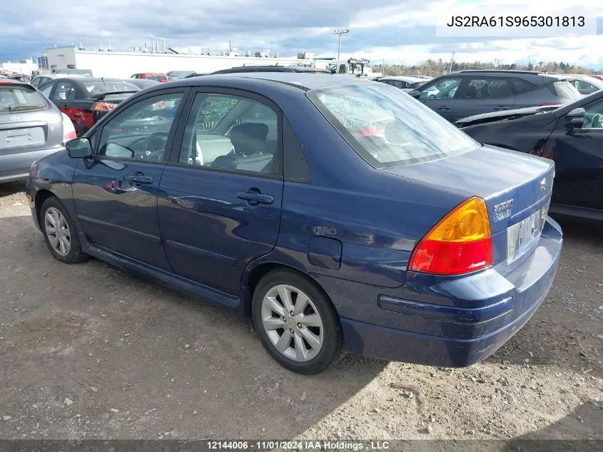 2006 Suzuki Aerio VIN: JS2RA61S965301813 Lot: 12144006