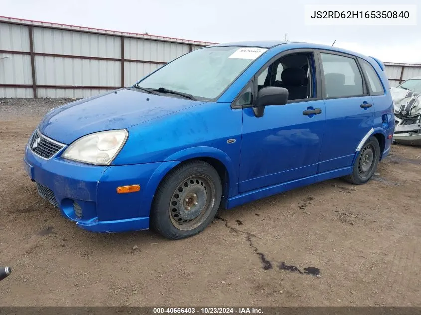 2006 Suzuki Aerio Sx Premium VIN: JS2RD62H165350840 Lot: 40656403